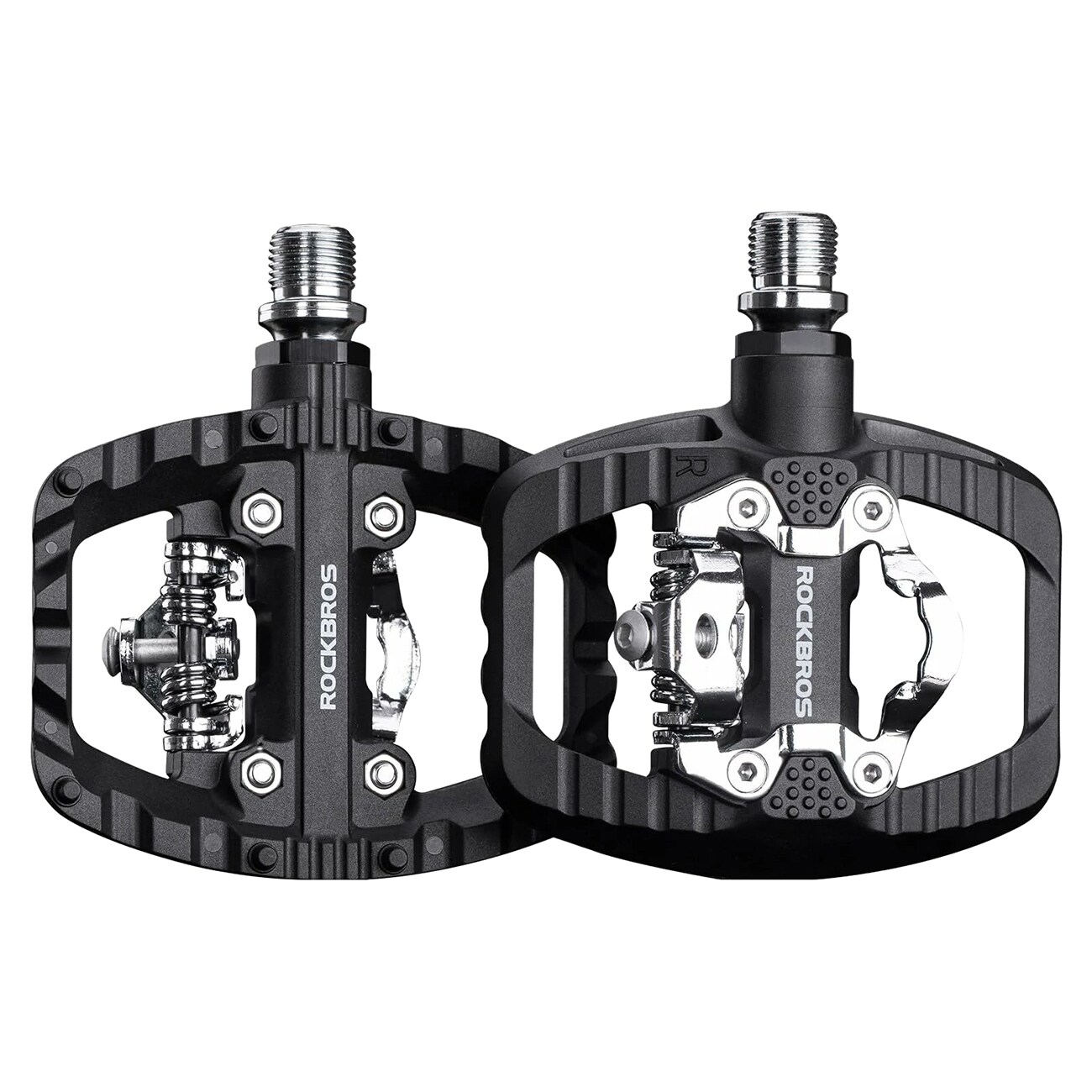 Rockbros PD303 Half-Lock platform-cykelpedaler – sort