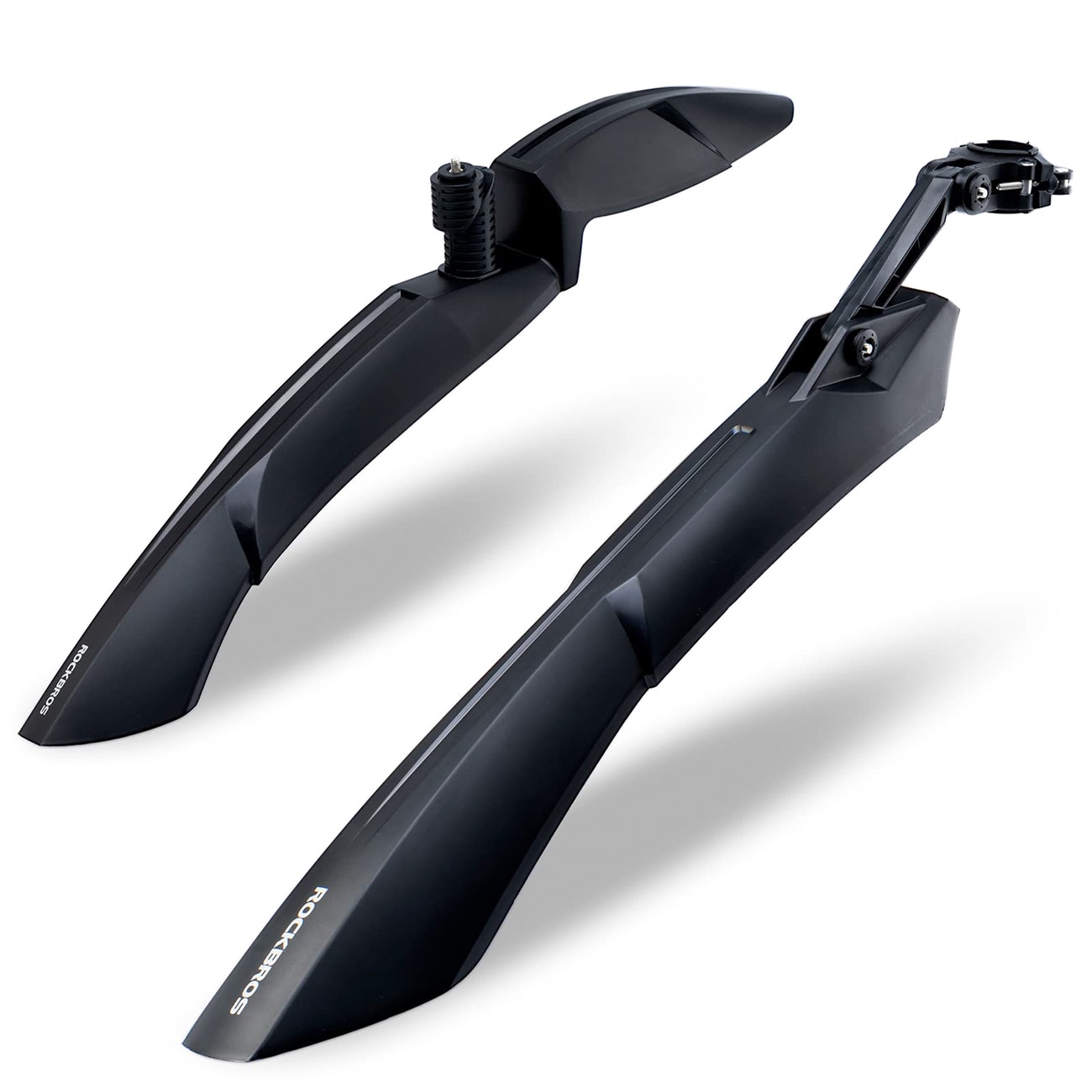 Rockbros FK-870 cykelskærme med hurtigudløsersystem, justerbare – sort