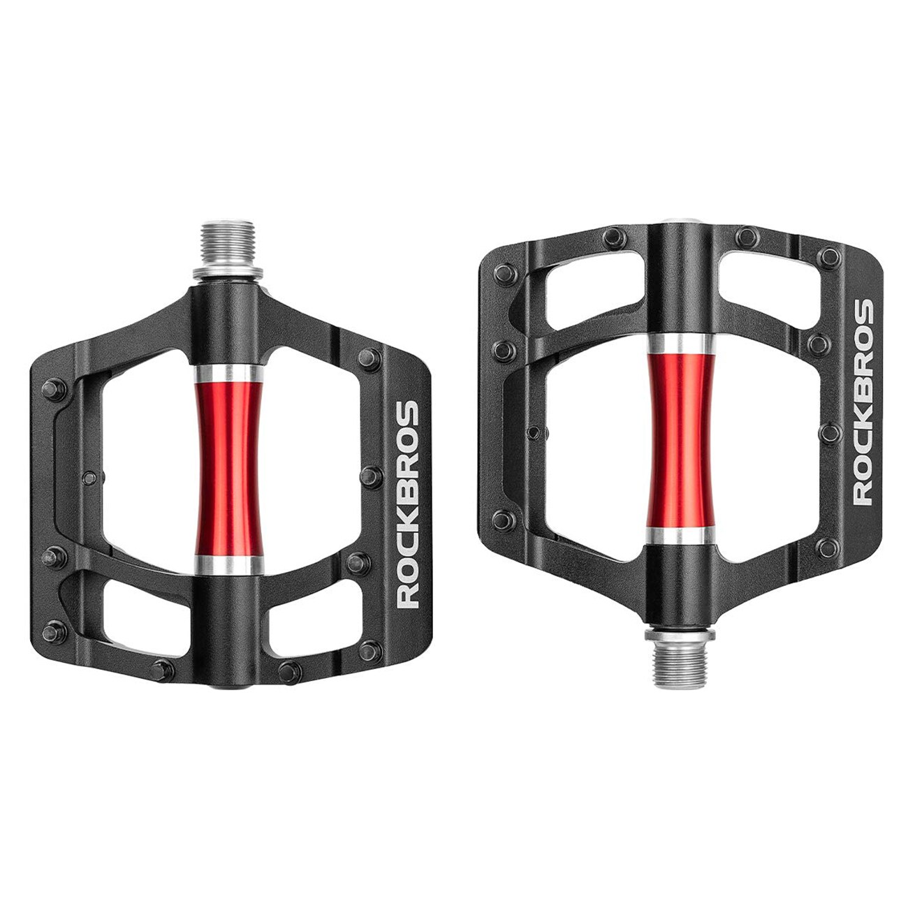 Rockbros 2020-12CBK platformspedaler i aluminium til cykler – sort