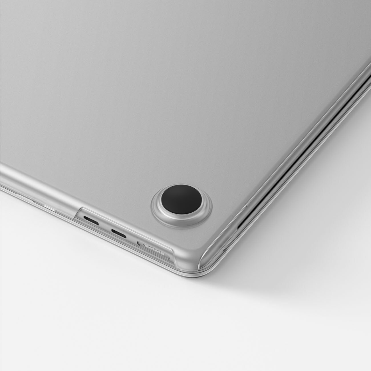 AmazingThing Titan Hardshell-etui til MacBook Air M5 15" – gennemsigtigt