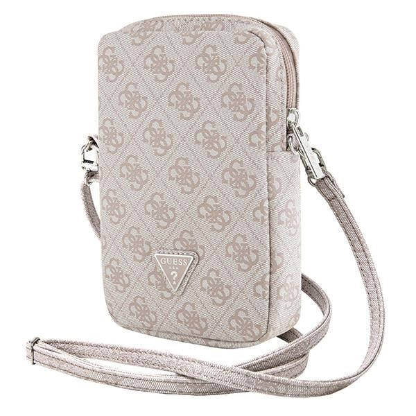 Guess Zip 4G Triangle-taske – lyserød