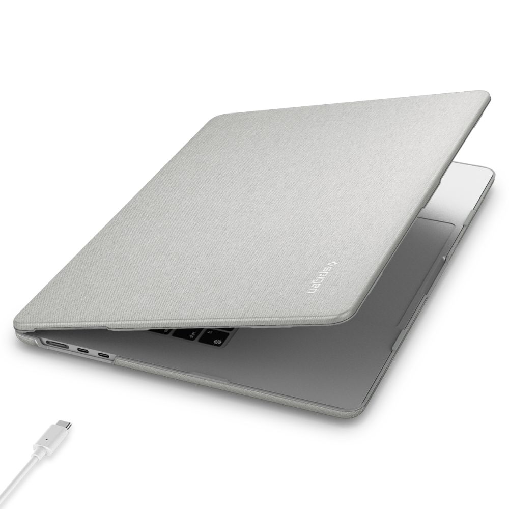 Spigen Urban Fit-etui til MacBook Air 13" 2023 / 2024 / 2025 2026 – Grå