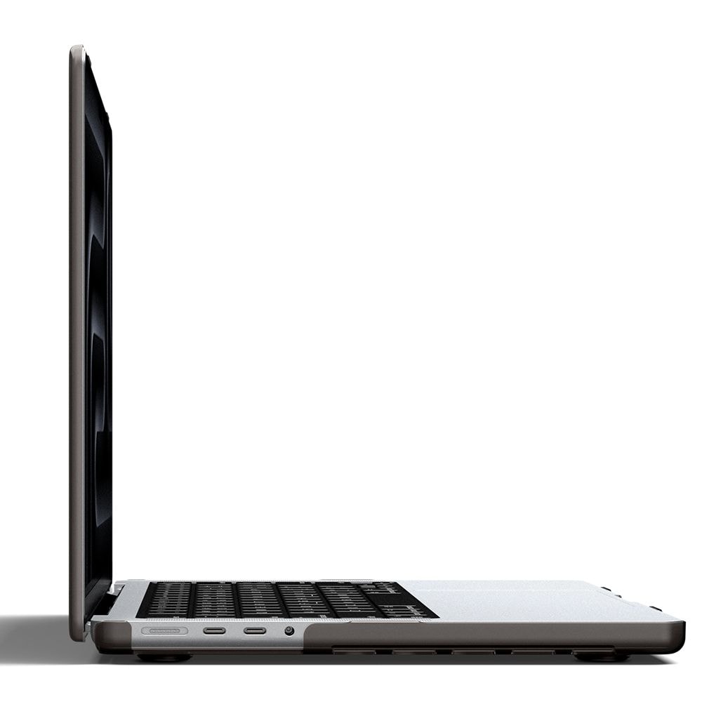 Spigen AirSkin-etui til MacBook Pro 16" 2021 / 2023 / 2024 / 2025 / 2026 – Halvgennemsigtigt
