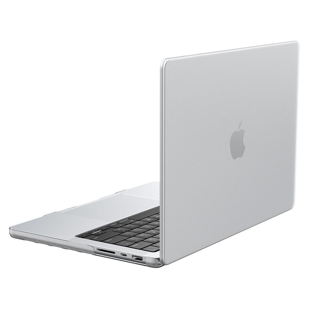 Spigen AirSkin-etui til MacBook Pro 14" 2021 / 2023 / 2024 / 2025 / 2026 – Gennemsigtig, mat