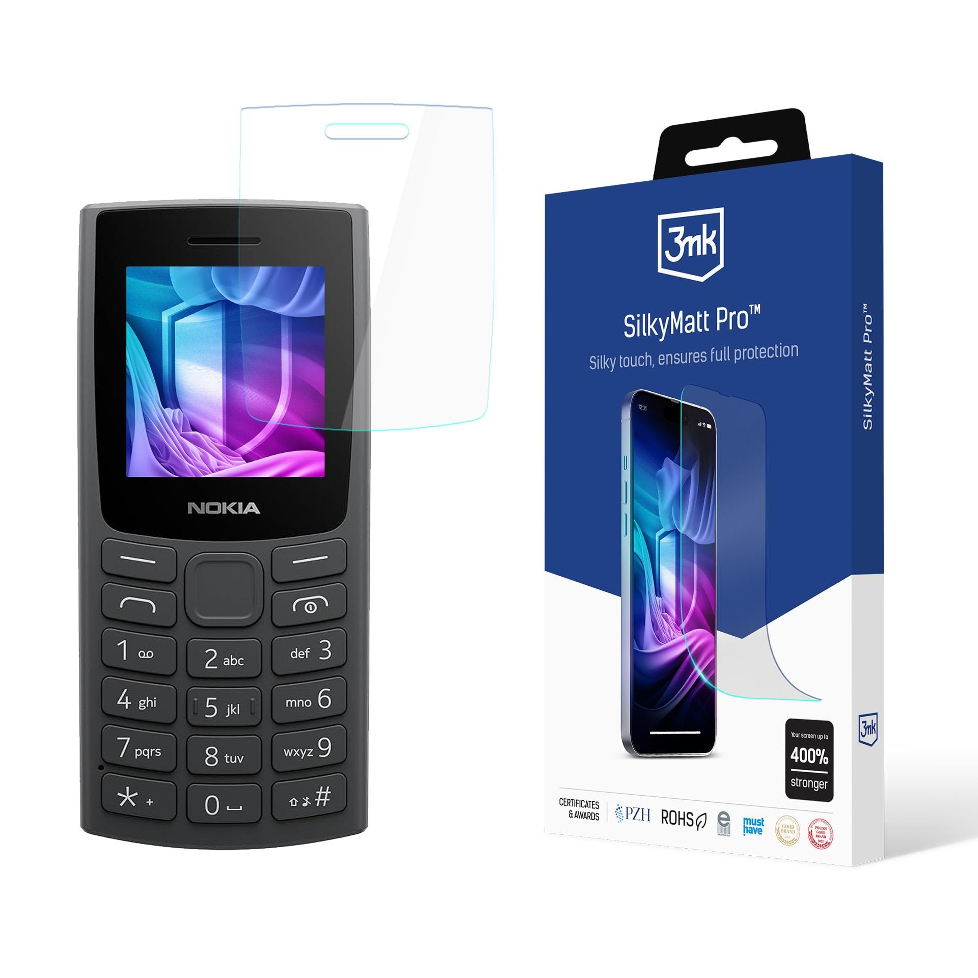 Mat folie 3mk SilkyMatt Pro™ til Nokia 105 (2023)