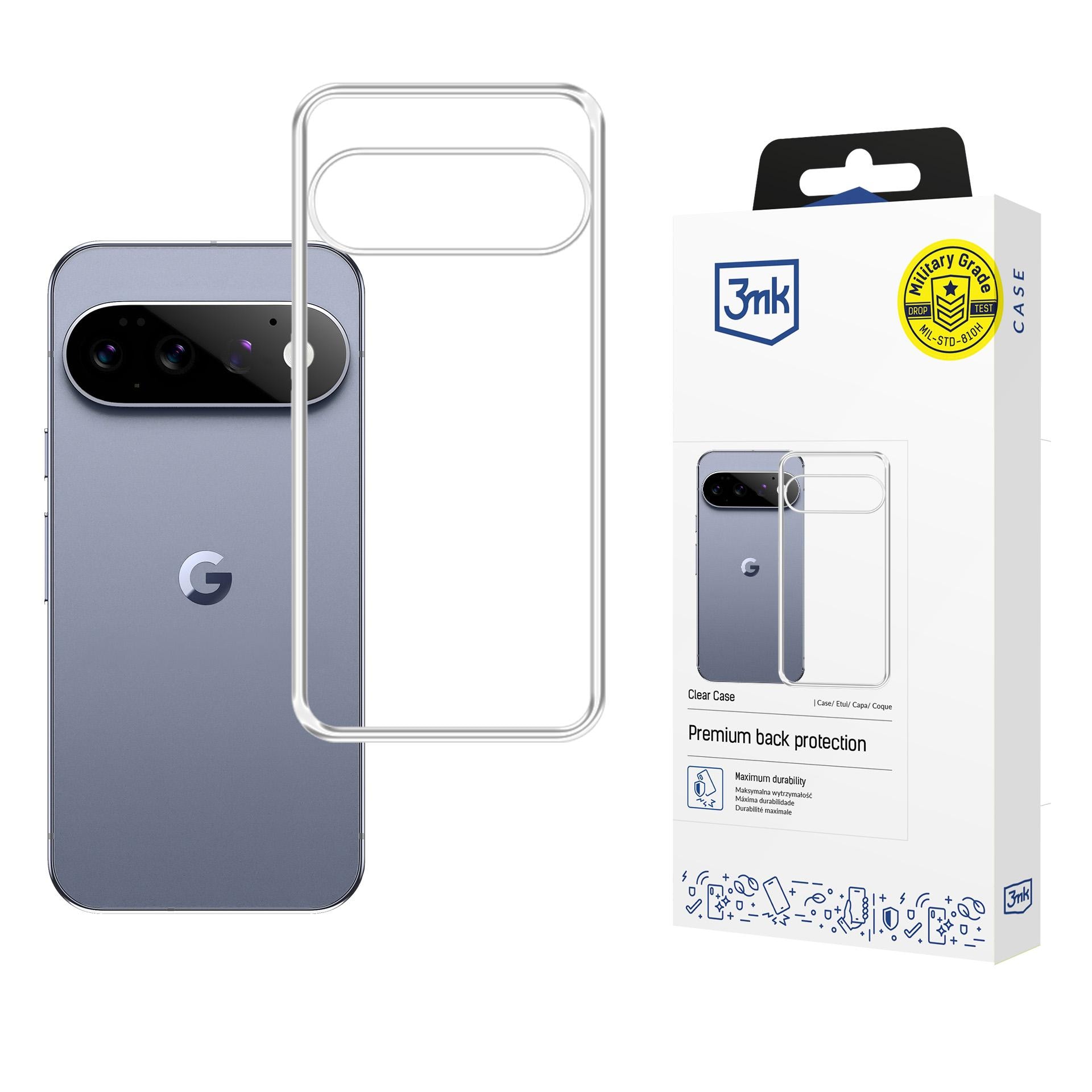 3mk gennemsigtigt cover til Google Pixel 11/ Pixel 11 Pro – gennemsigtigt