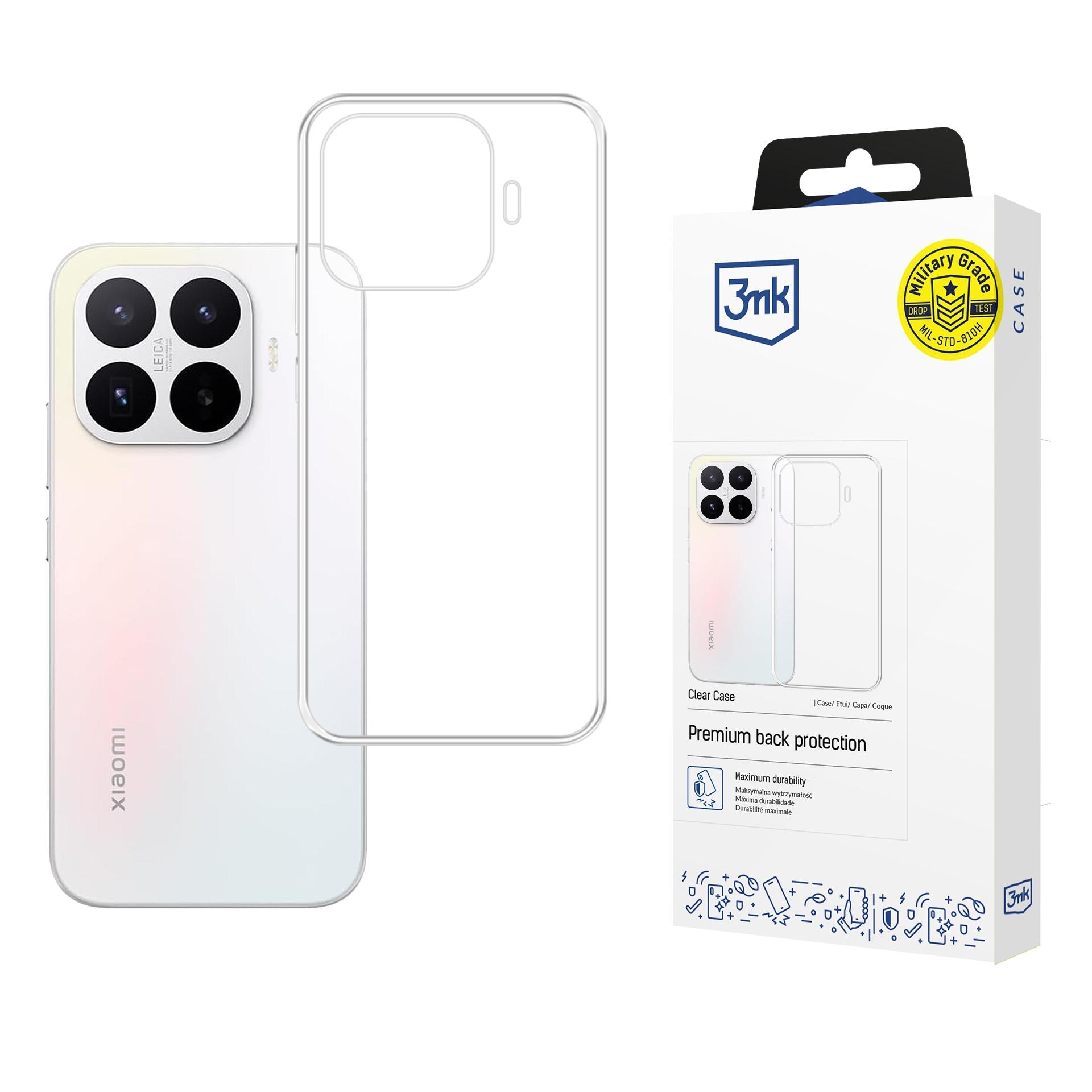 3mk gennemsigtigt cover til Xiaomi 17T – gennemsigtigt