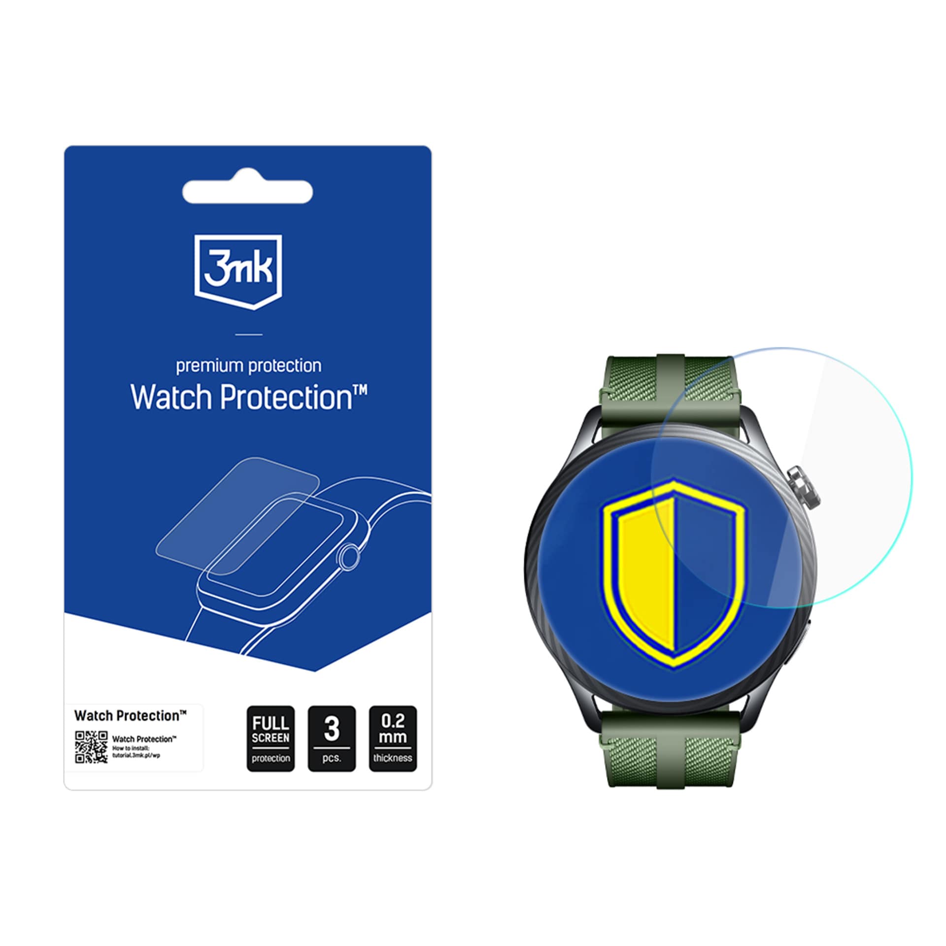3mk Watch Protection FlexibleGlass hybridglas til Xiaomi Watch S5 46 mm
