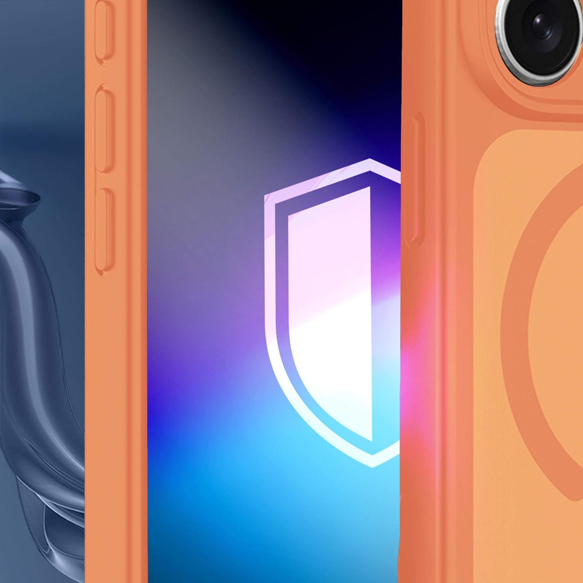 3mk Misty MagCase til iPhone 17 Pro Max / 18 Pro Max – Orange