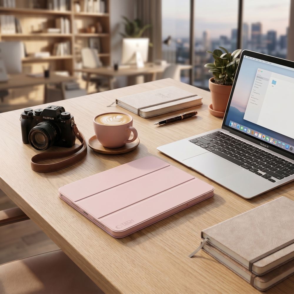 Tech-Protect SmartCase penneetui til Lenovo Idea Tab / K11 2. generation 11,0 TB-336 – lyserød