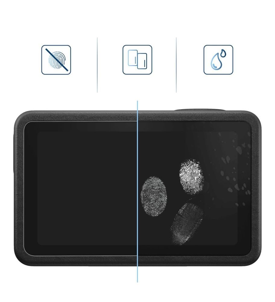 Tech-Protect Glass Fit+ 2-pak hærdet glas til DJI Osmo Action 6