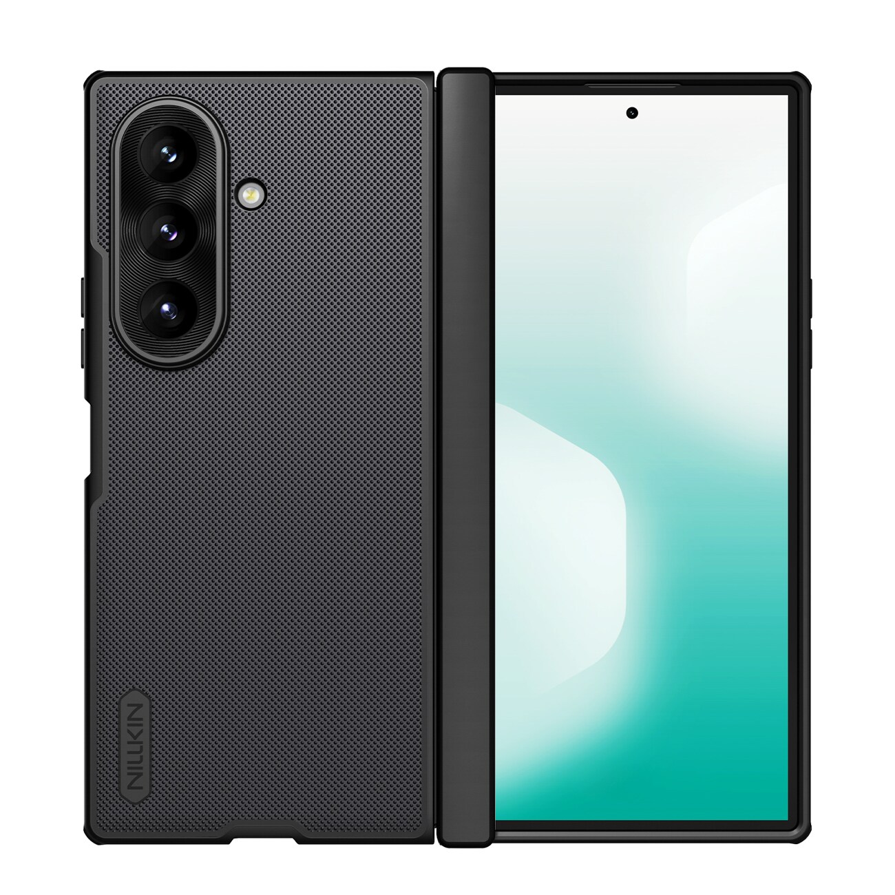 Nillkin Super Frosted Shield Fold magnetisk etui til Samsung Galaxy Z Fold 8 Ultra – sort
