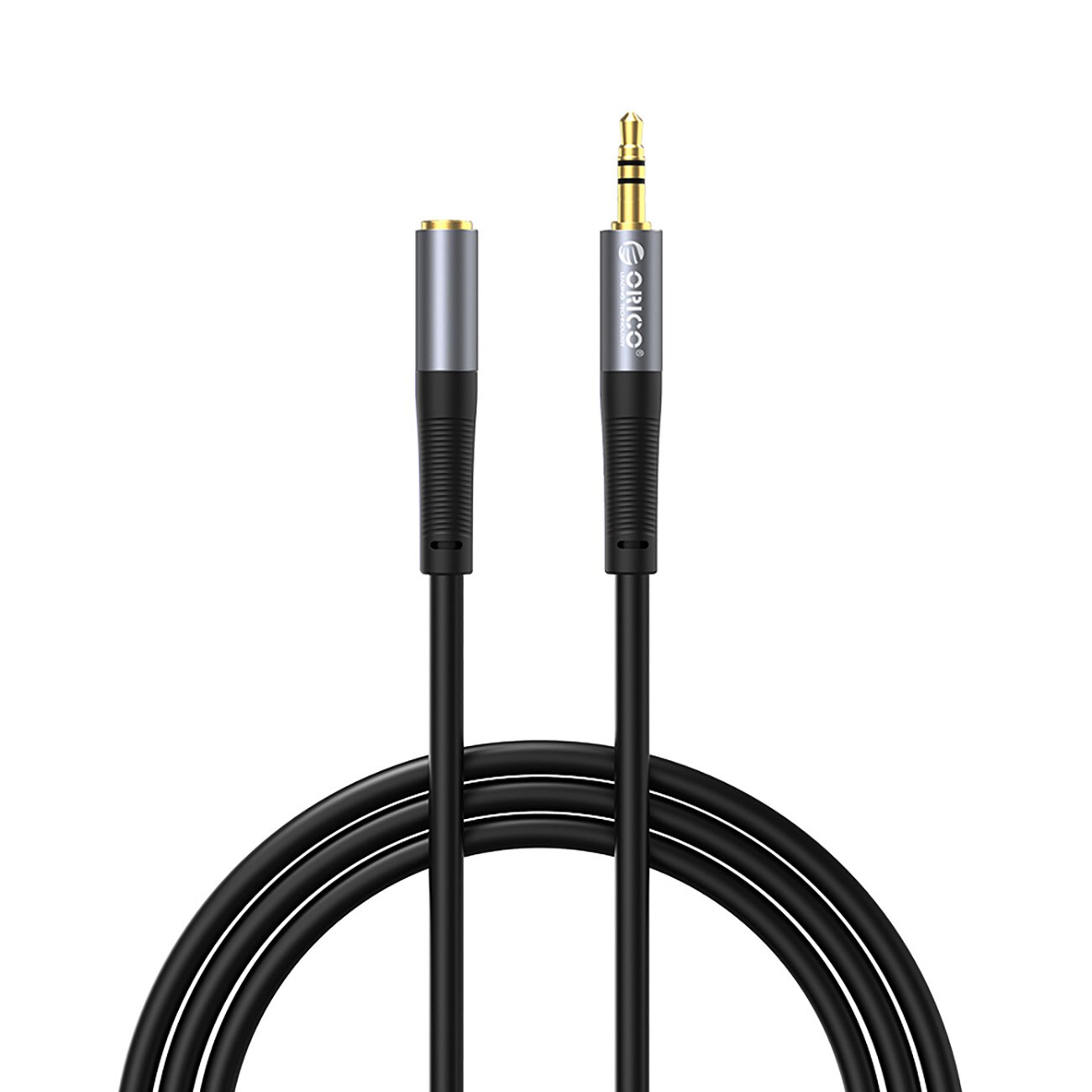 Orico AXF-30 3,5 mm mini-jack-lydkabel, han til hun, 3 m – sort