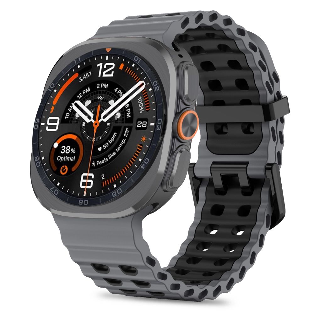 Tech-Protect Iconband Pro til Samsung Galaxy Watch Ultra 47 mm – Grå/Sort