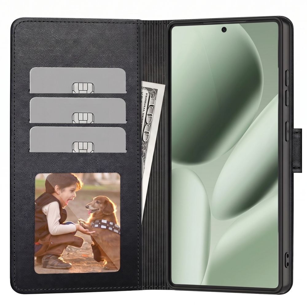 Tech-Protect-lommebogsetui til Google Pixel 11 / 11 Pro – mat sort