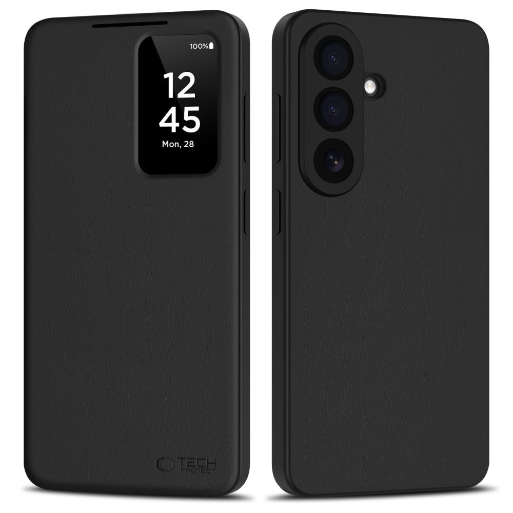Tech-Protect Smart Wallet-etui til Samsung Galaxy A27 5G – mat sort