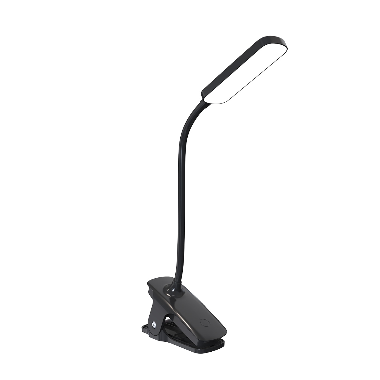 Wozinsky VT-01 Mini LED-læselampe med klemme og USB-C-kabel, 80 cm – sort