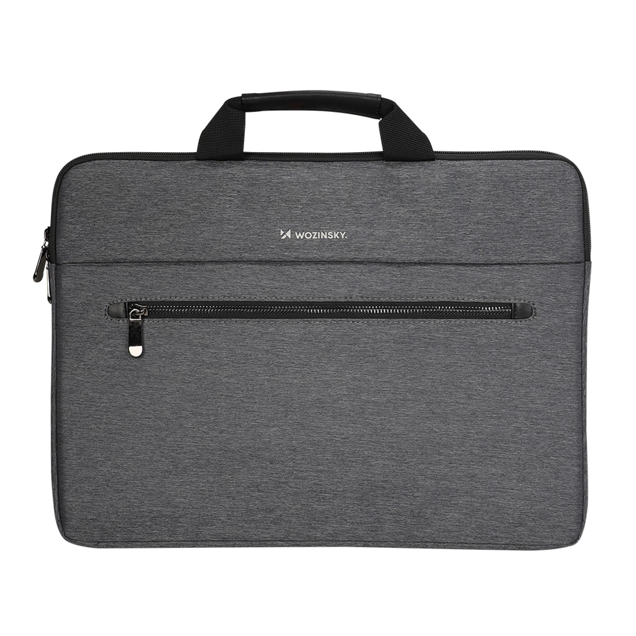 Wozinsky WTL-15 15,6" bærbar-taske med håndtag og metallynlås – grå