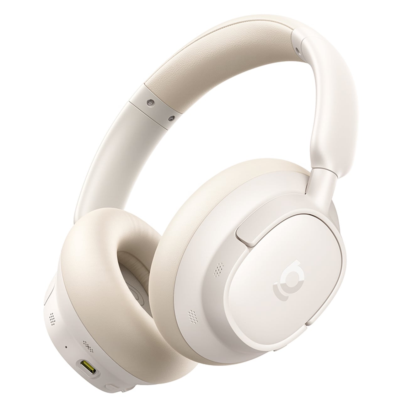 Baseus Bass BH1 NC Lite trådløse over-ear-hovedtelefoner med aktiv støjreduktion (ANC) – hvid