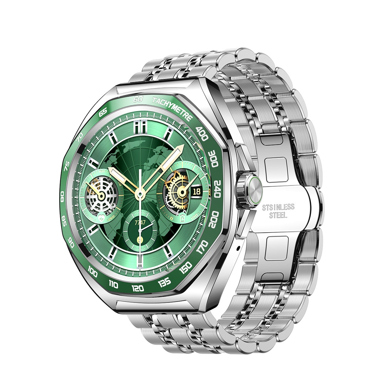 Joyroom Venture Series JR-FV2 Pro AMOLED 1,43" 5 ATM smartwatch med opkaldsfunktion – sølv