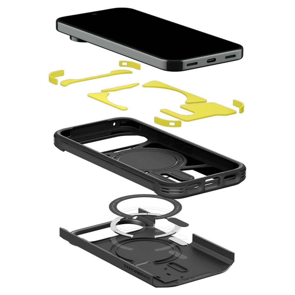 Spigen Tough Armor Mag MagSafe-etui til Google Pixel 11 Pro – sort