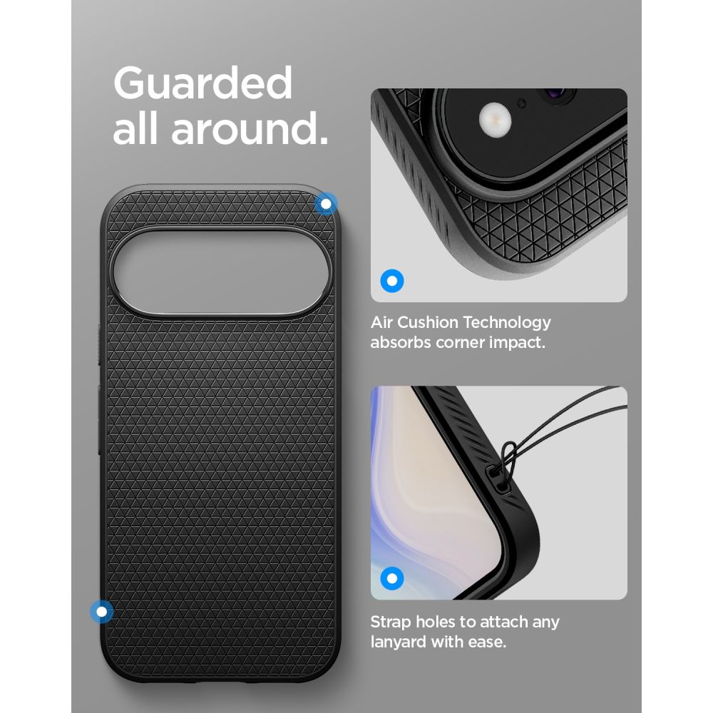 Spigen Liquid Air-etui til Google Pixel 11 Pro XL – sort