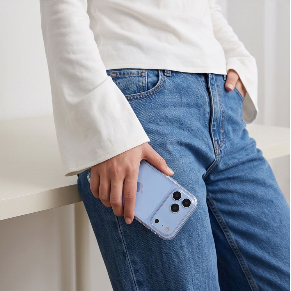 Tech-Protect FlexAir Hybrid-etui til iPhone 17 Pro / 18 Pro – gennemsigtigt