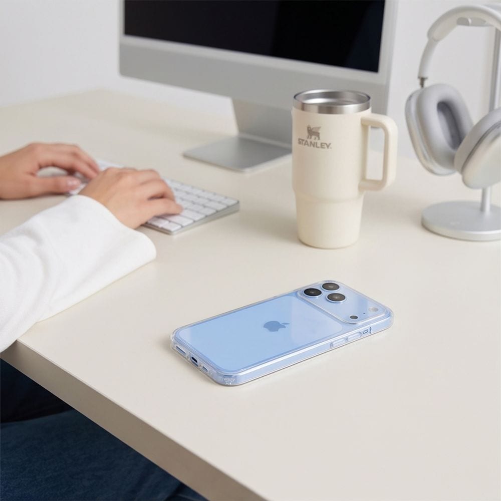 Tech-Protect FlexAir Hybrid-etui til iPhone 17 Pro / 18 Pro – gennemsigtigt