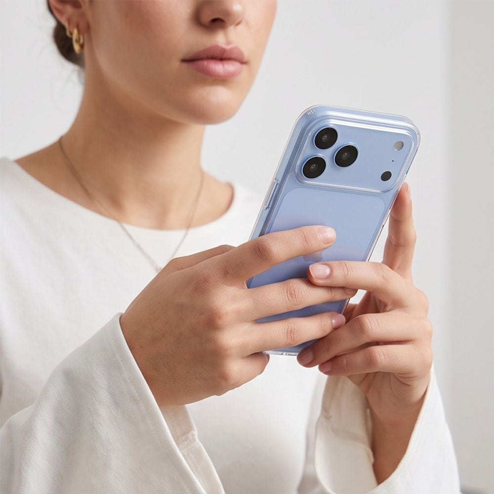 Tech-Protect FlexAir Hybrid-etui til iPhone 17 Pro / 18 Pro – gennemsigtigt