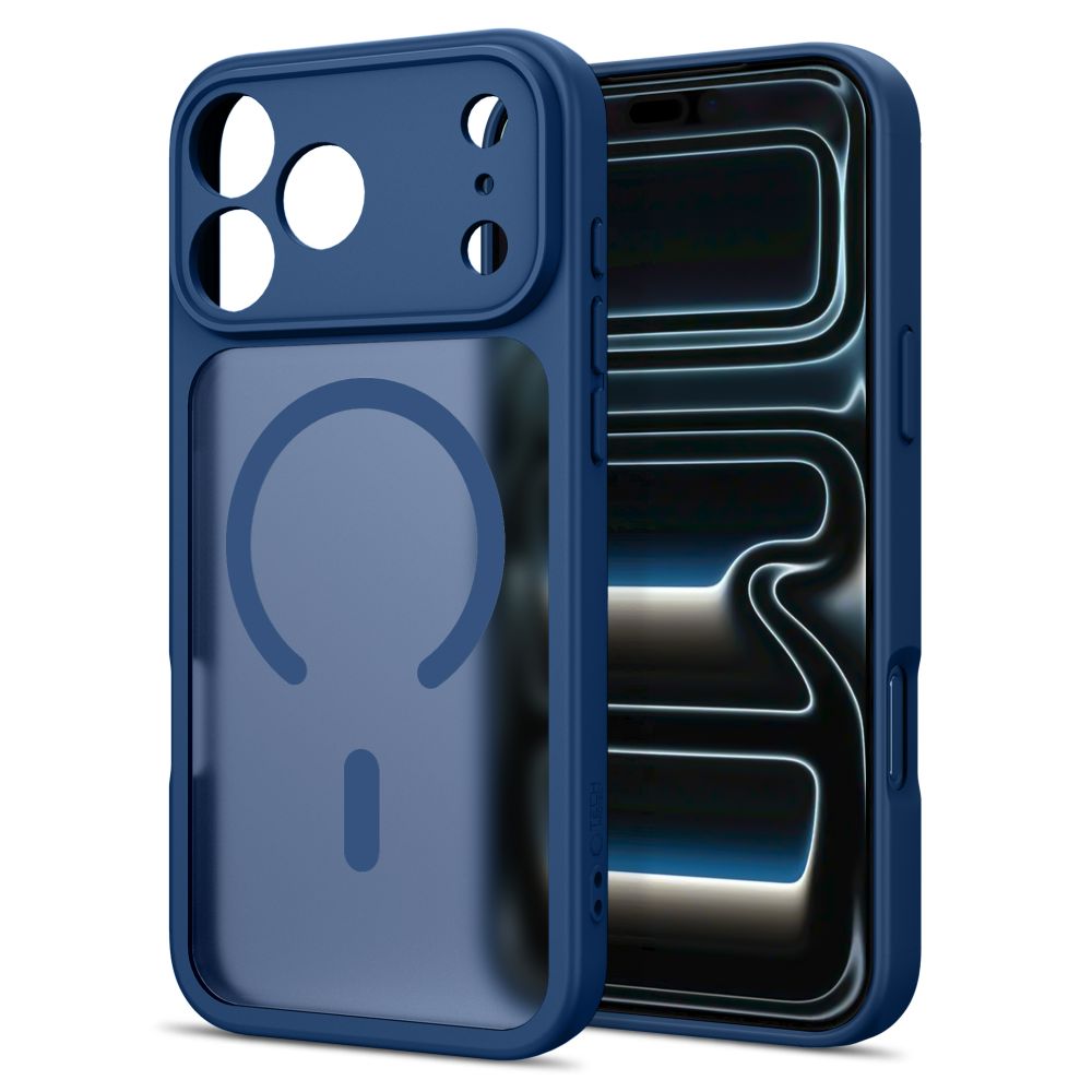 Tech-Protect BasicMag MagSafe-etui til iPhone 17 Pro / 18 Pro – mørkeblå, mat