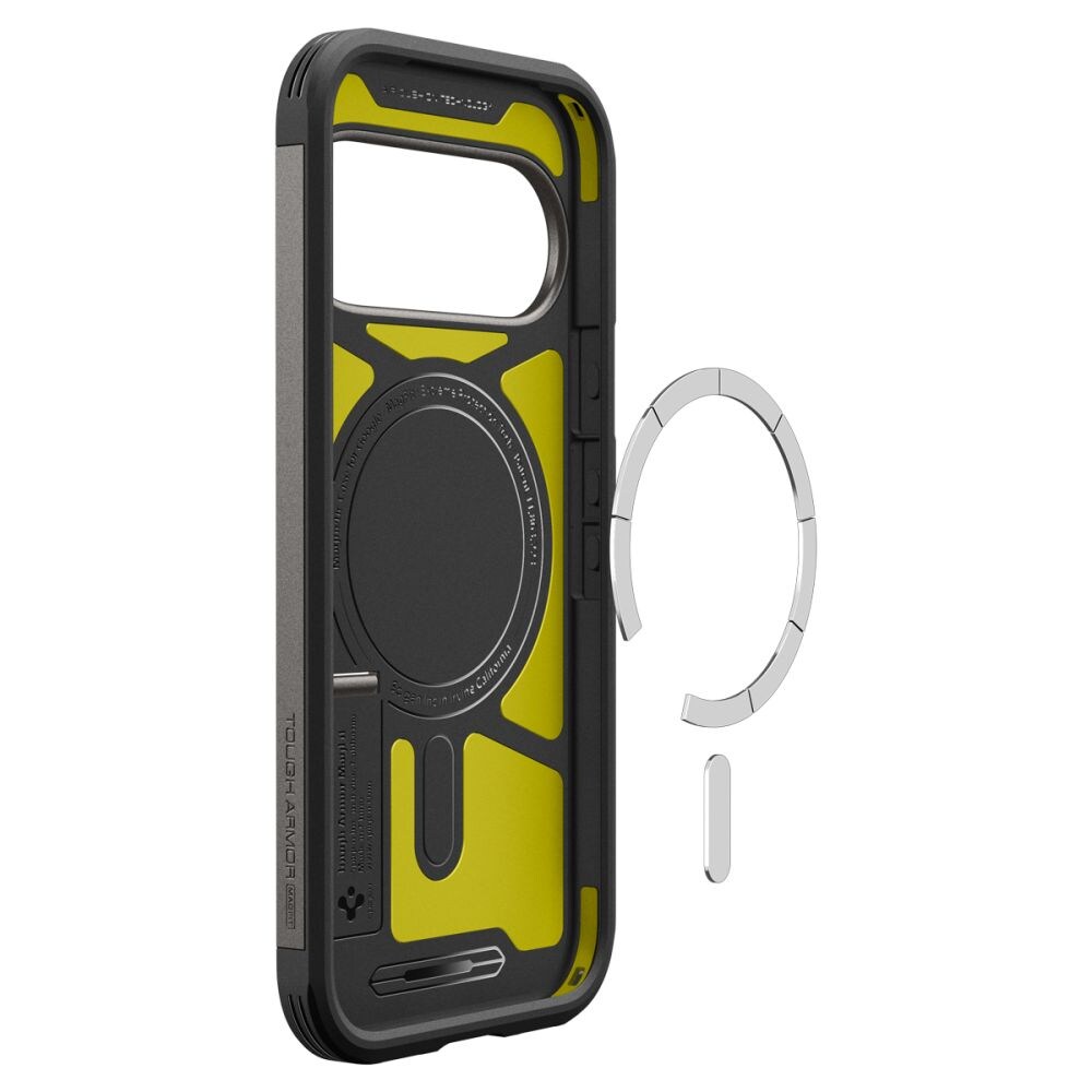 Spigen Tough Armor Mag MagSafe-etui til Google Pixel 11 Pro – mørkegrå