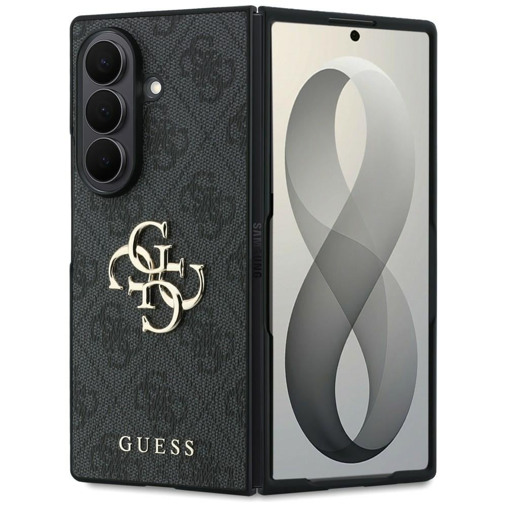 Guess Big 4G-logo-etui til Samsung Galaxy Z Fold 8 Ultra – Sort