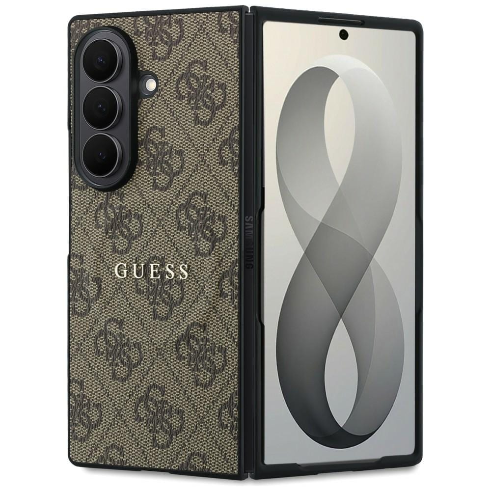 Guess 4G Classic MagSafe-etui til Samsung Galaxy Z Fold 8 Ultra – Brun