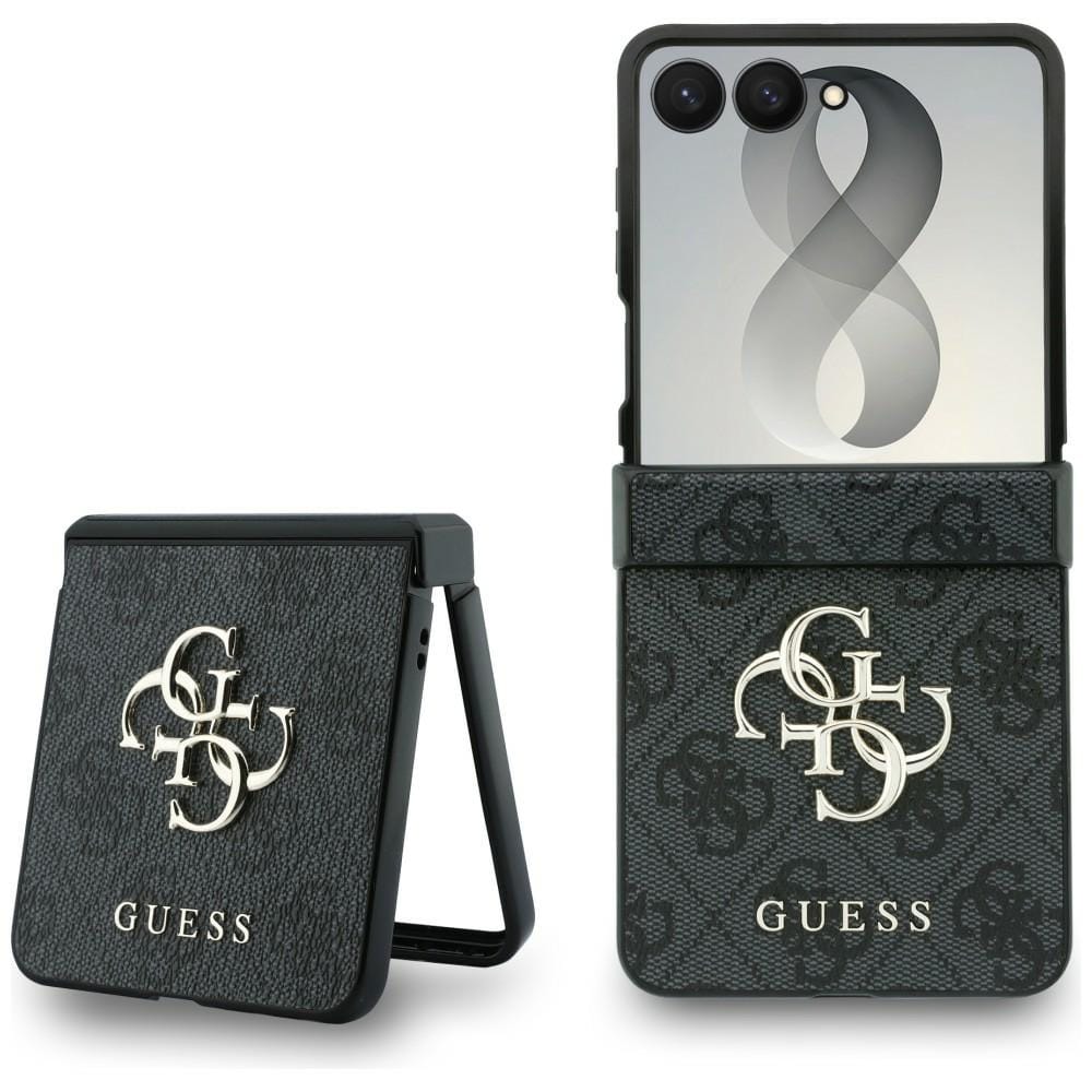 Guess Big 4G-logoetui til Samsung Galaxy Z Flip 8 – Sort