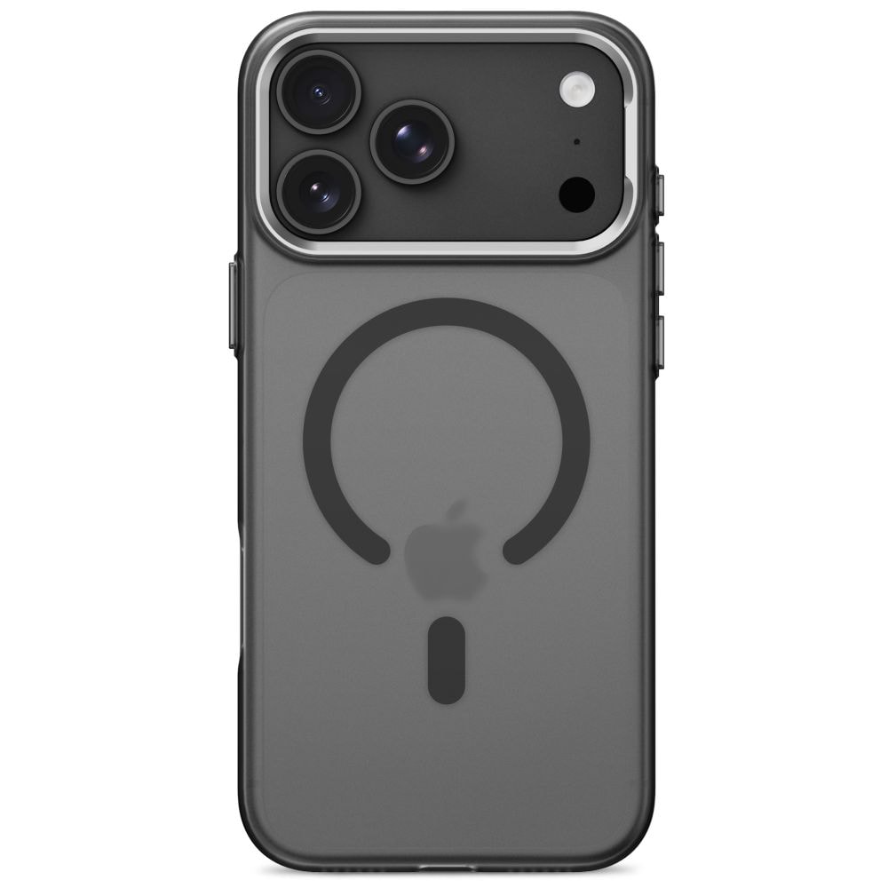 Tech-Protect MagZero MagSafe-etui til iPhone 17 Pro / 18 Pro – gennemskinnelig, mat sort
