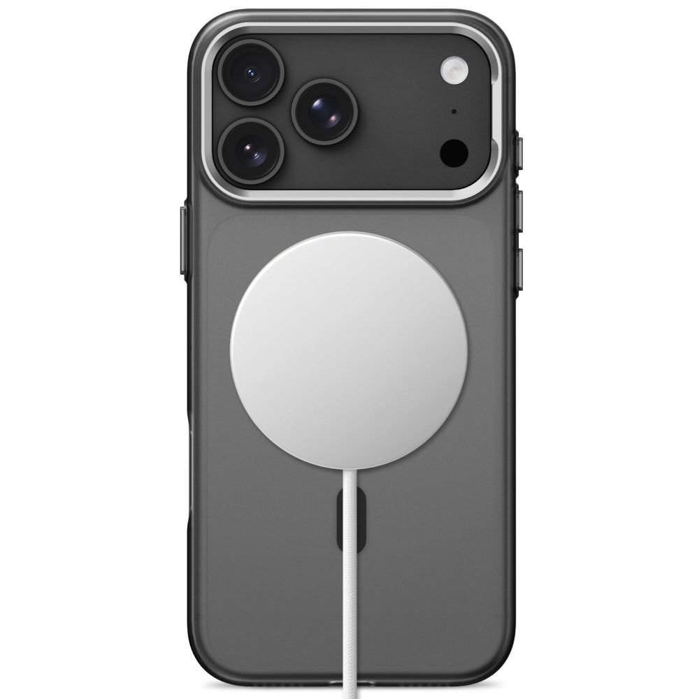 Tech-Protect MagZero MagSafe-etui til iPhone 17 Pro / 18 Pro – gennemskinnelig, mat sort