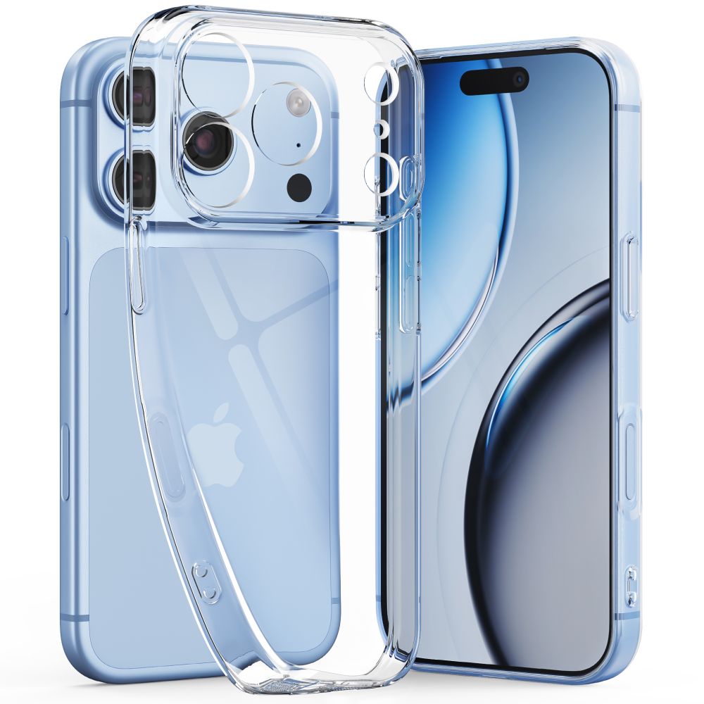 Tech-Protect FlexAir-etui til iPhone 17 Pro Max / 18 Pro Max – gennemsigtigt