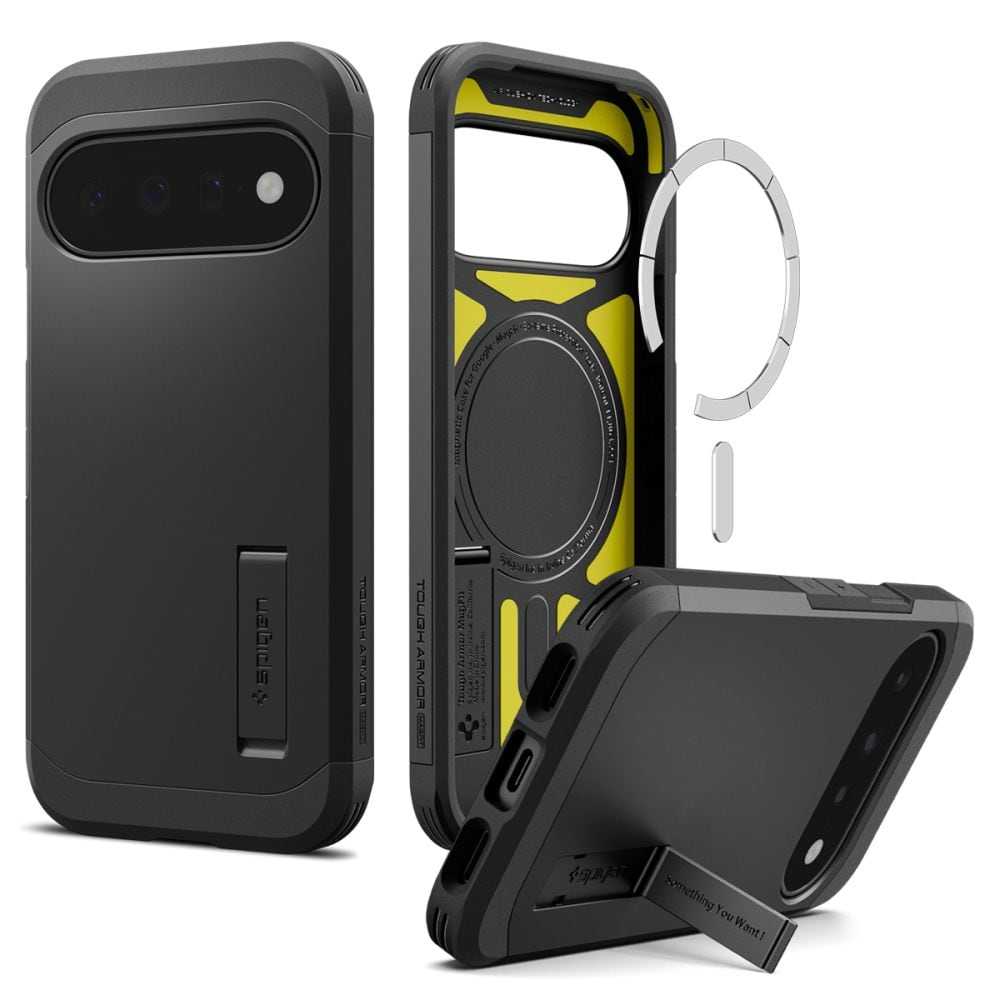 Spigen Tough Armor Mag MagSafe-etui til Google Pixel 11 – sort