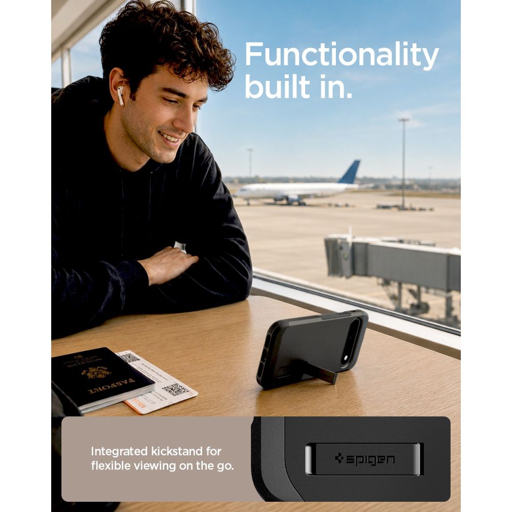 Spigen Tough Armor Mag MagSafe-etui til Google Pixel 11 – sort