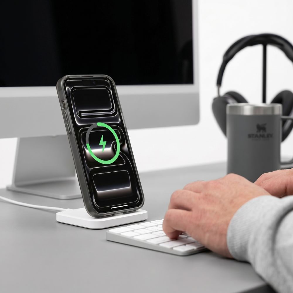 Tech-Protect MagZero MagSafe-etui til iPhone 17 Pro Max / 18 Pro Max – gennemskinnelig, mat sort