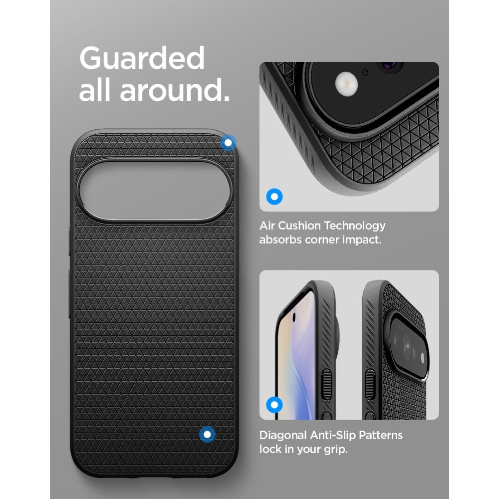 Spigen Liquid Air Mag MagSafe-etui til Google Pixel 11 Pro – mat sort