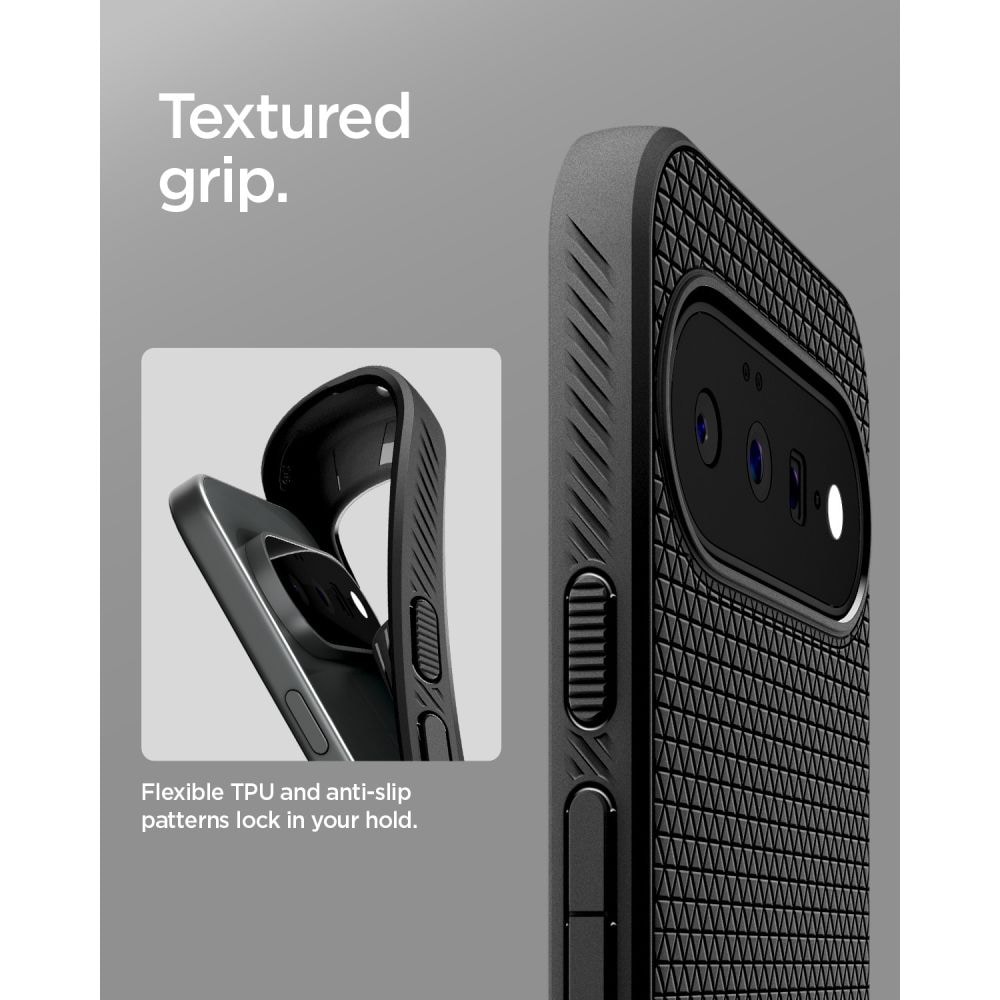 Spigen Liquid Air-etui til Google Pixel 11 – mat sort