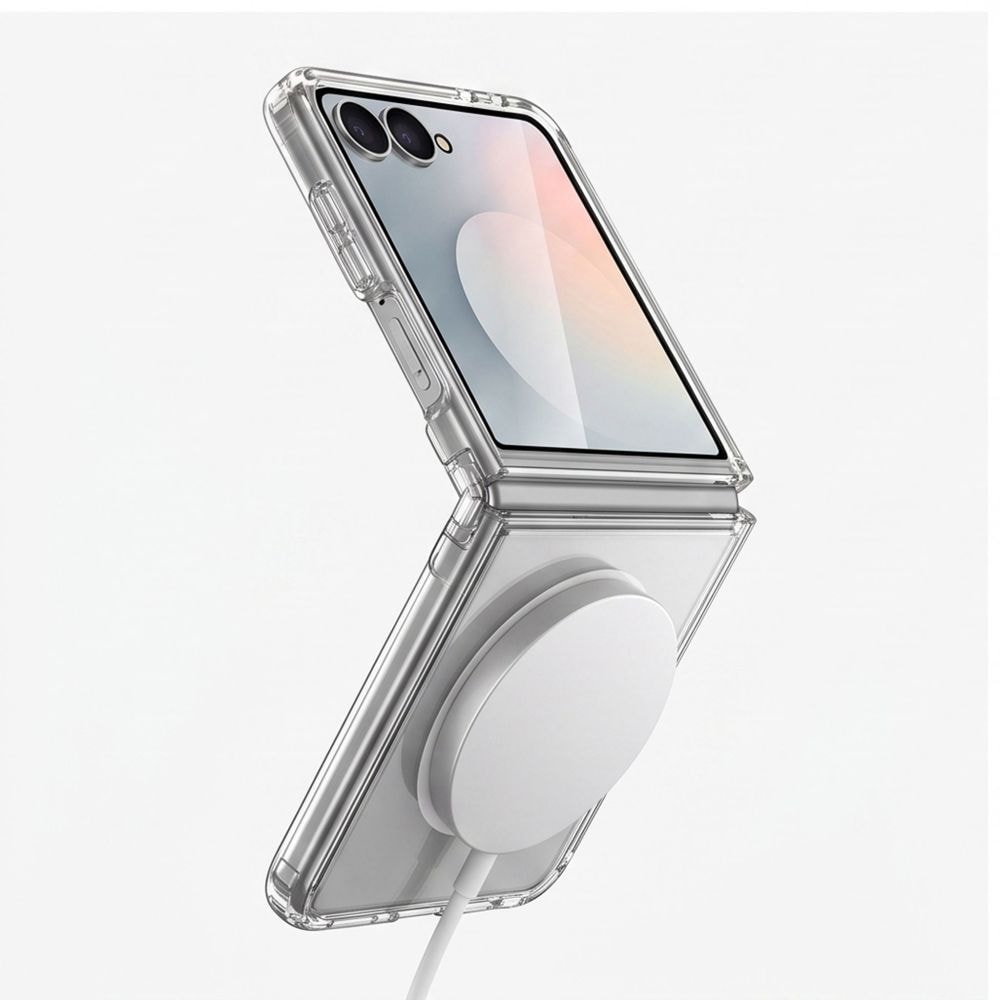 Tech-Protect FlexAir Hybrid MagSafe-etui til Samsung Galaxy Z Flip 8 – gennemsigtigt