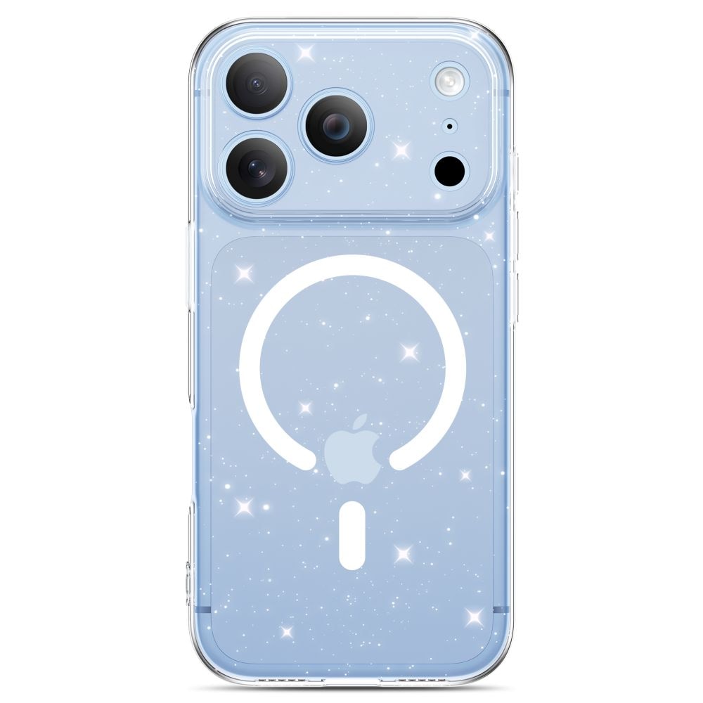 Tech-Protect FlexAir MagSafe-etui til iPhone 17 Pro Max / 18 Pro Max – Klar med glitter
