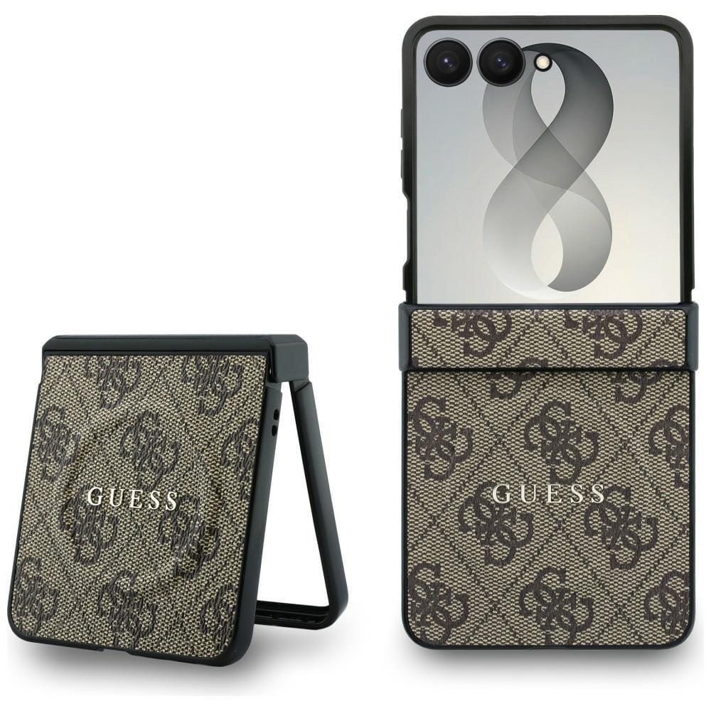 Guess 4G Classic MagSafe-etui til Samsung Galaxy Z Flip 8 – Brun
