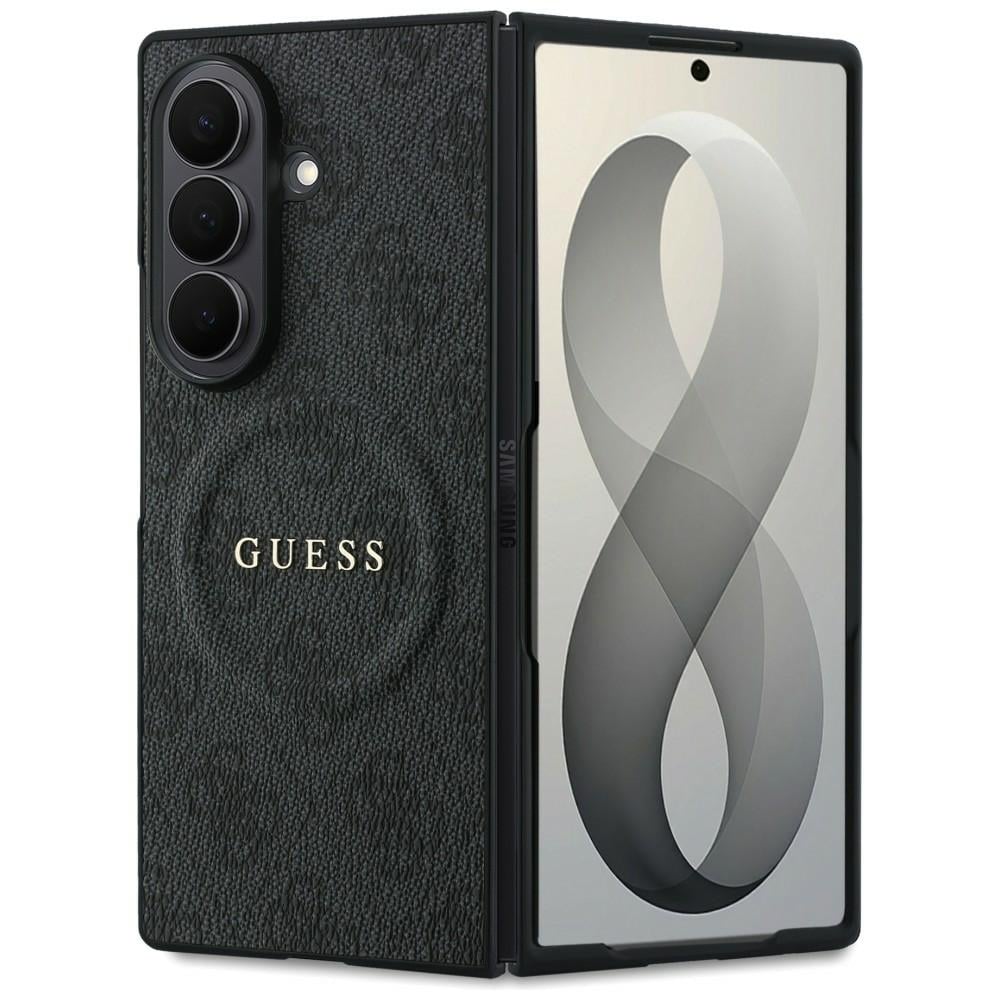 Guess 4G Classic MagSafe-etui til Samsung Galaxy Z Fold 8 Ultra – Sort