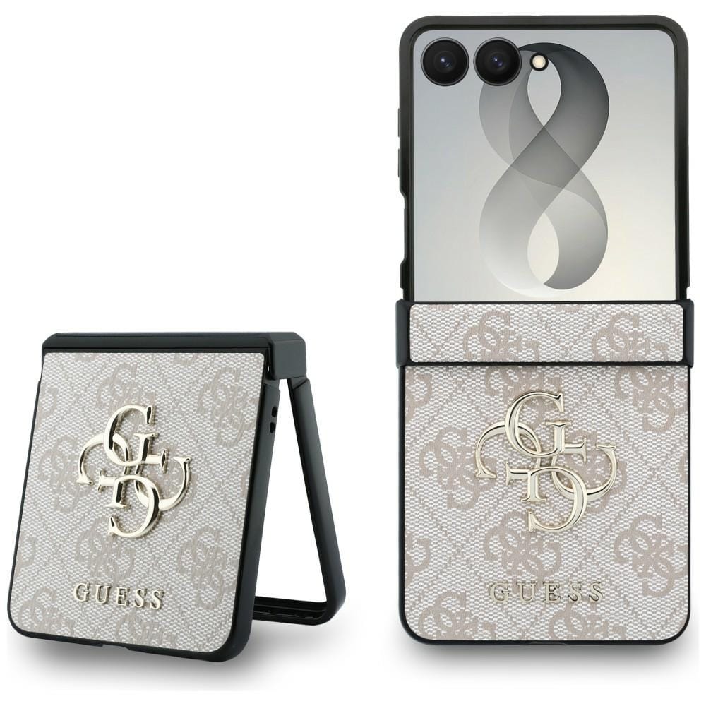 Guess Big 4G-logo-etui til Samsung Galaxy Z Flip 8 – lyserød
