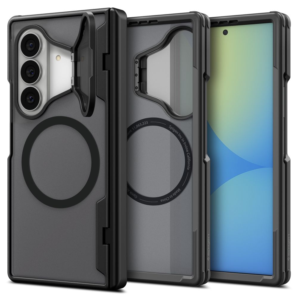 Spigen Optik Armor Pro MagSafe-etui til Samsung Galaxy Z Fold 8 Ultra – Sort