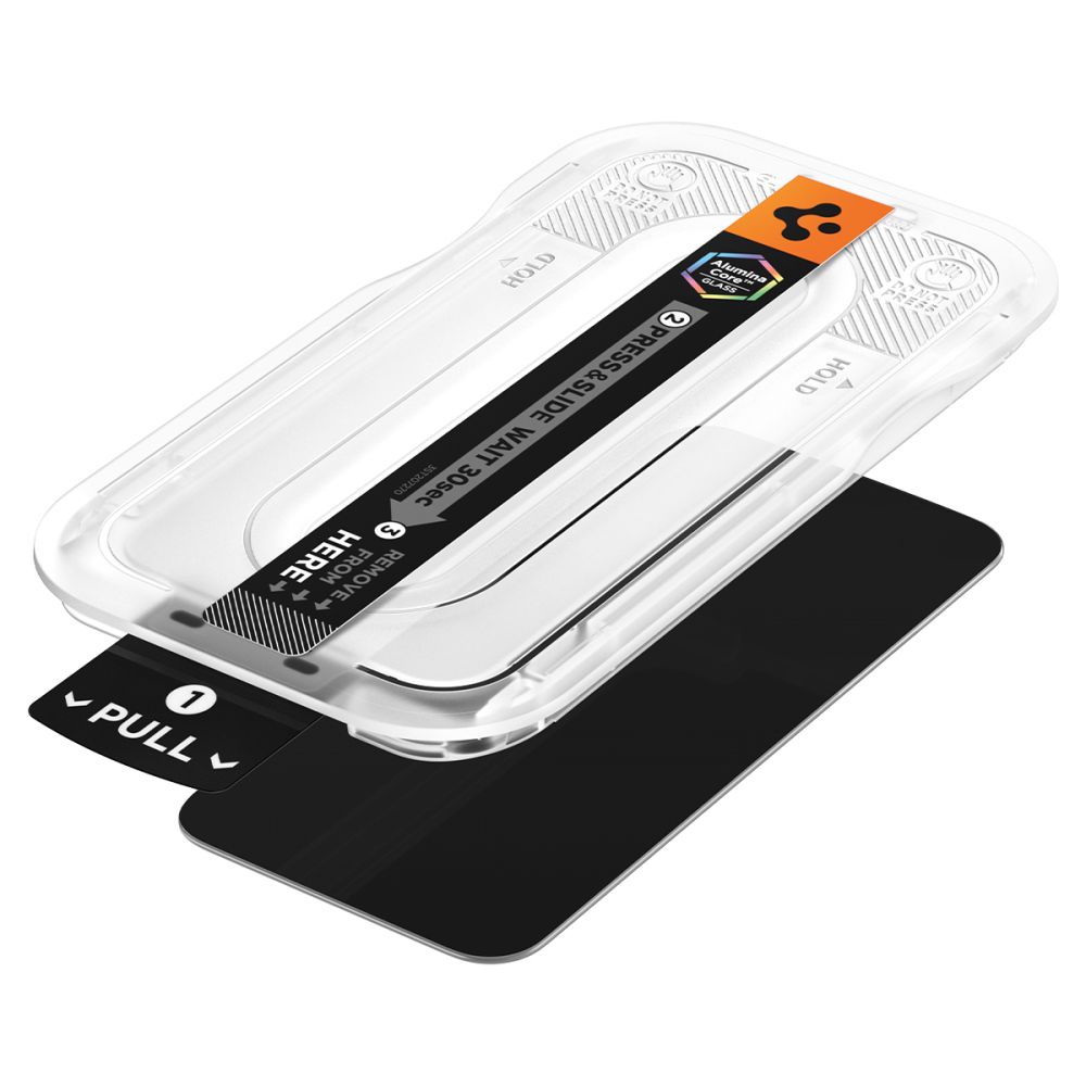 Spigen Glas.tR EZ Fit Pro HD 2-pak med privatlivsbeskyttende hærdet glas til Google Pixel 10/11