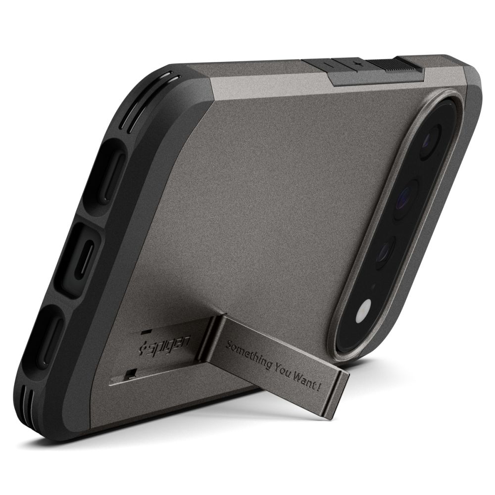 Spigen Tough Armor Mag MagSafe-etui til Google Pixel 11 Pro XL – mørkegrå